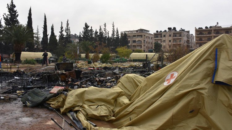 Moscú: "La reacción de la OTAN al bombardeo del hospital en Alepo es claramente de doble rasero"