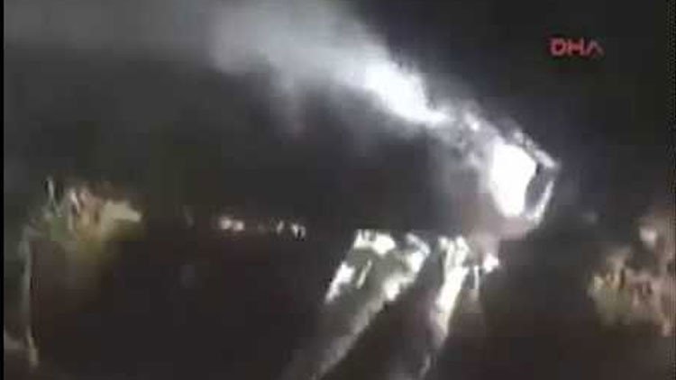 VIDEO: Un caza F-16 se estrella en el sureste de Turquía