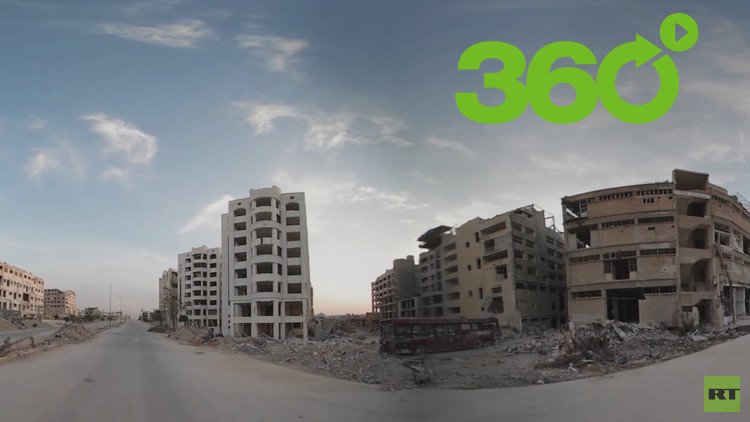 Alepo en 360º: Así son los devastadores efectos de la guerra en Siria