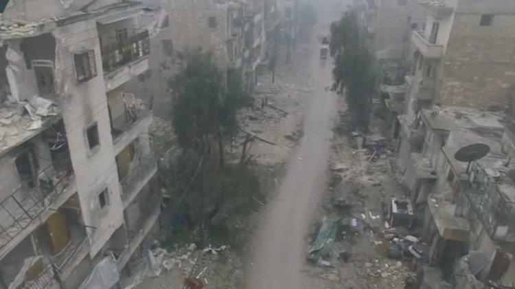 Lo que queda de Alepo: el este de la destrozada ciudad siria a vista de dron (VIDEO)