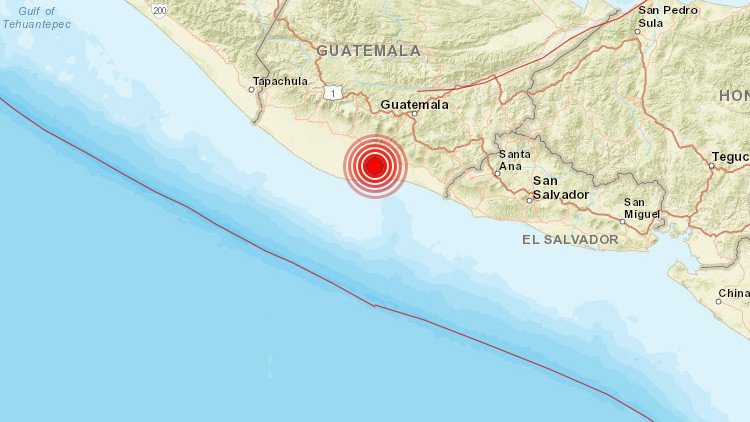 Un fuerte sismo de 5,4 grados sacude Guatemala