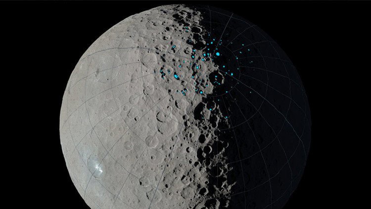 ¿Planeta alienígena? Descubren zonas del planeta enano Ceres que pueden albergar vida