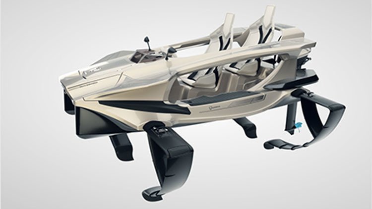VIDEO: Quadrofoil, la futurista moto que vuela sobre las aguas