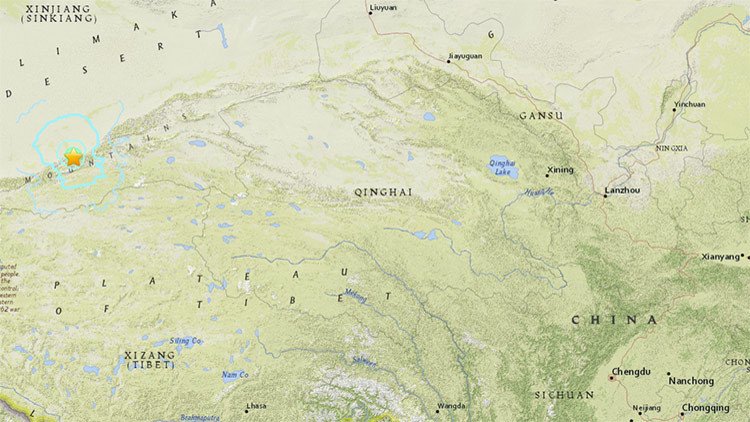 Terremoto de magnitud 5,6 sacude el oeste de China