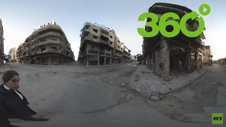Homs en 360º: la ciudad fantasma siria devastada por la guerra