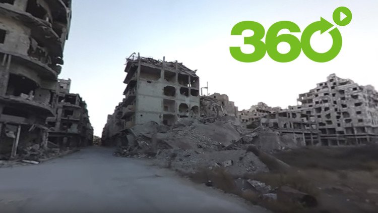 "Ciudad de escombros" en 360º