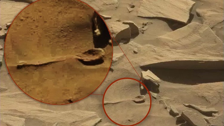 Cazadores de ovnis detectan un 'utensilio cotidiano' en Marte en unas fotos de la NASA