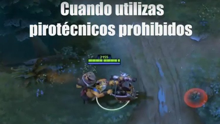 Video: La Policía de Perú recurre al videojuego Dota 2 para censurar el uso de pirotecnia ilegal