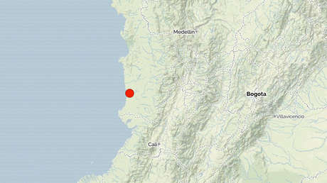 Un sismo de 5,1 sacude la costa pacífica de Colombia 