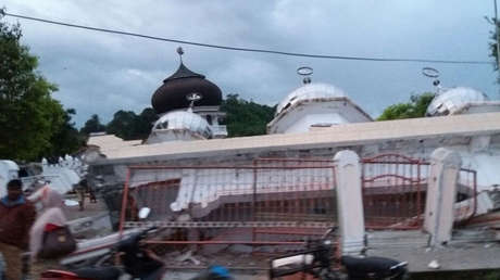 Primeros videos de las consecuencias del fuerte terremoto de Indonesia