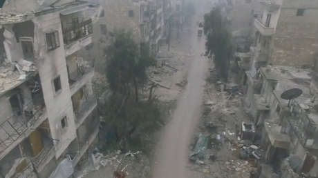Lo que queda de Alepo: el este de la destrozada ciudad siria a vista de dron (VIDEO)