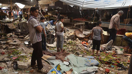 Una niña con un cinturón explosivo atenta en Damasco