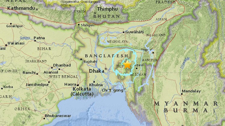 Un sismo de magnitud 5,5 sacude India 