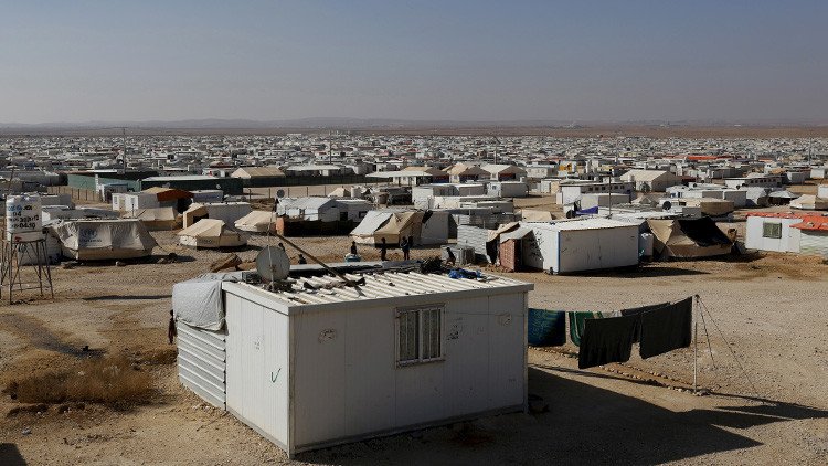 Una explosión sacude un campo de refugiados en la frontera entre Siria y Jordania