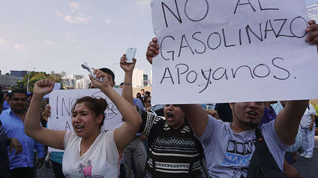Las protestas contra el 'gasolinazo ' prenden en todo México