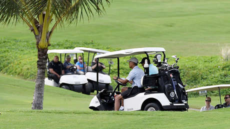 Relajamiento de élite: así fue el primer día de Obama tras la Presidencia (FOTO)