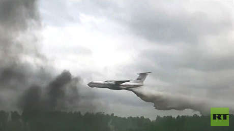 VIDEO: Así es el avión ruso que se dirige a Chile para combatir a los voraces incendios