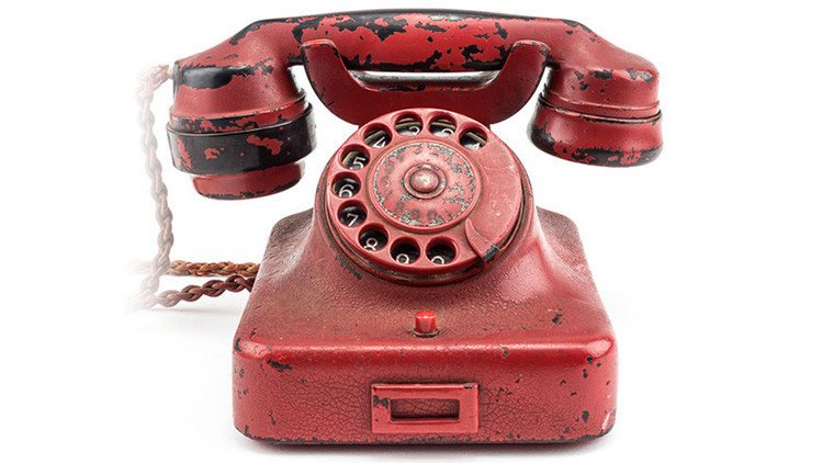 Subastan el teléfono rojo que Hitler usó para ordenar millones de muertes