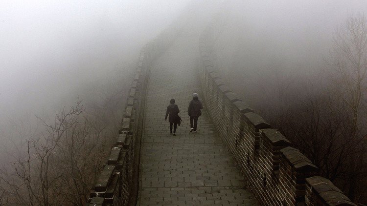 ¿Qué le pasa a la Muralla China? Los internautas tratan de descifrar esta fotografía