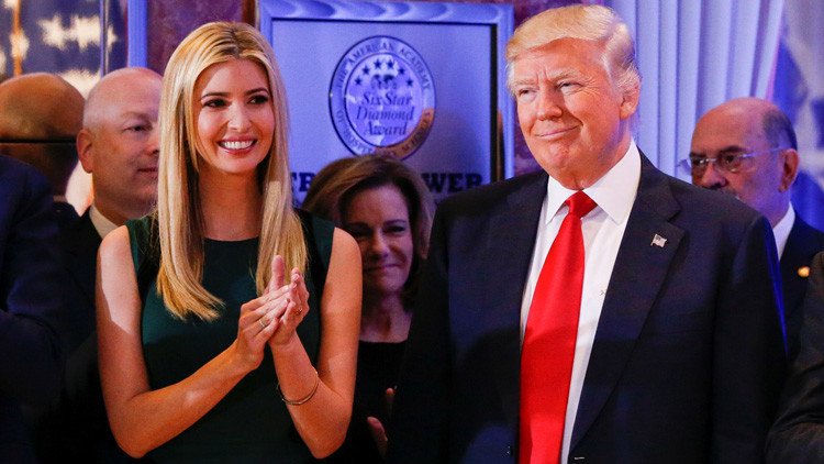 Trump admira la firmeza de su hija ante la presión mediática