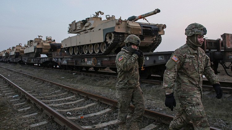 VIDEO: Tanques de EE.UU. llegan a Rumanía para una misión que durará 9 meses