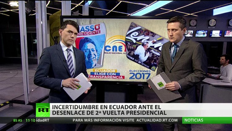 Incertidumbre en Ecuador ante la segunda vuelta de las presidenciales - RT