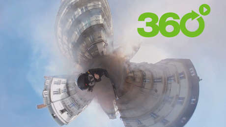 Disturbios callejeros en 360º: choques con la Policía y gases lacrimógenos en Nantes (Francia)