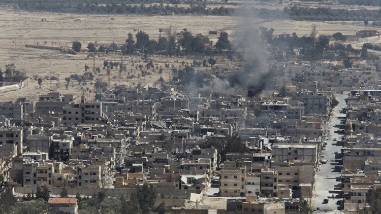 Agencia SANA: El Ejército sirio entra en el casco histórico de la ciudad de Palmira