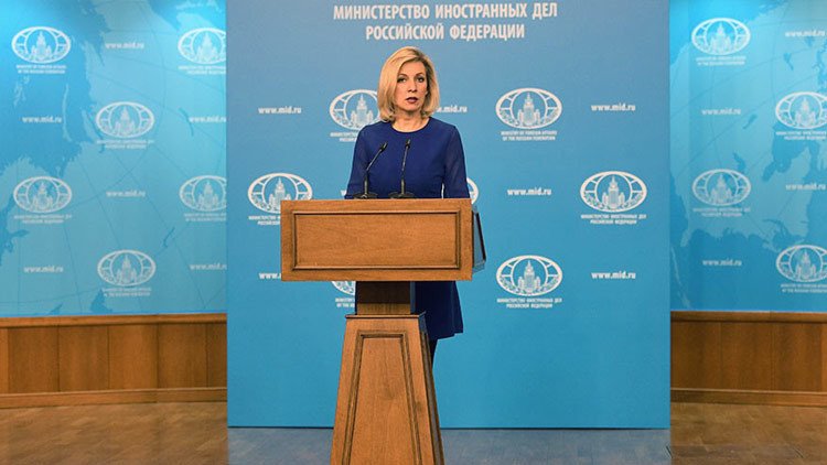 Zajárova a los reporteros de CNN: "Dejen de difundir mentiras y noticias falsas"