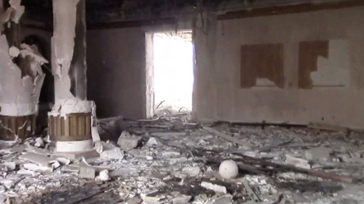 Video: Así es la mansión del reino catarí usada por yihadistas del Estado Islámico en Palmira