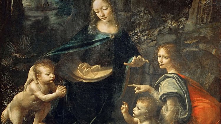 Descubren un mensaje oculto en un cuadro de Da Vinci (FOTOS)