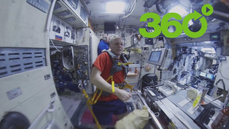 'Fitness ingrávido' en 360º: Así practican deporte los tripulantes de la EEI