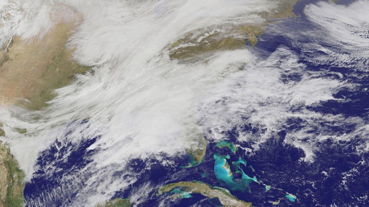 La NASA capta dramáticas imágenes de las tormentas de nieve que azotan EE.UU. (VIDEO)