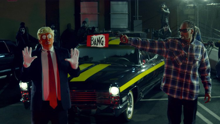 Snoop Dogg dispara a Trump en un polémico videoclip y el presidente le contesta indignado