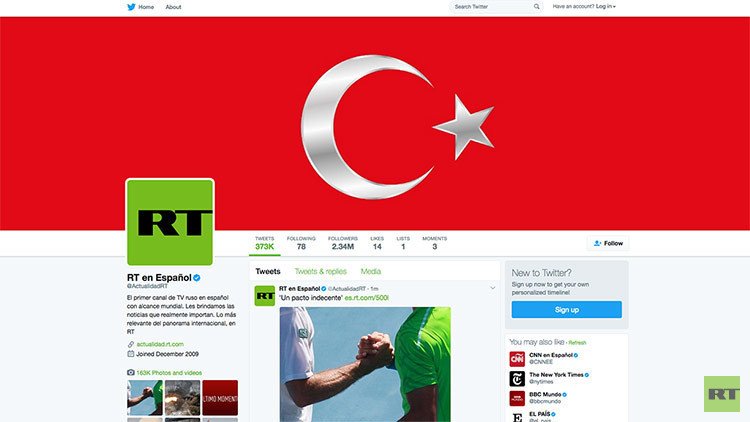 'Hackean' el Twitter de RT en Español y otros medios con declaraciones ...