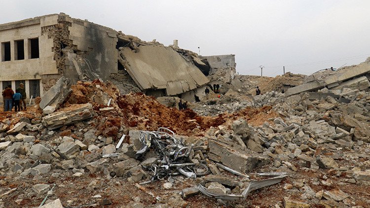 La mezquita destruida en Alepo: EE.UU. ofrece explicaciones "incriminatorias"