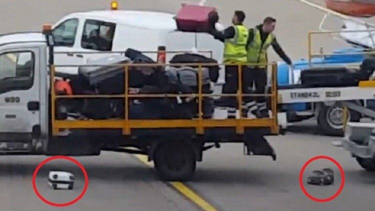 Revelador video muestra cómo tratan el equipaje en los aeropuertos