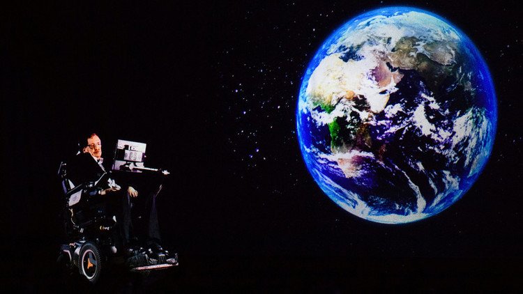 El holograma de Stephen Hawking da una conferencia en Hong Kong