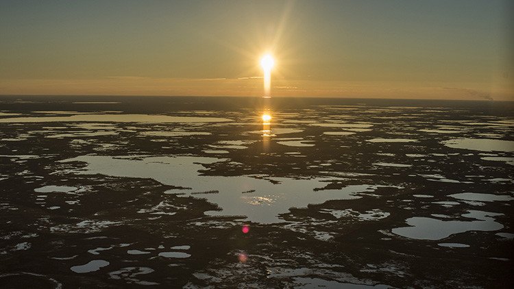 Descubren 200 lagos extraños llenos de gas metano en el ártico siberiano