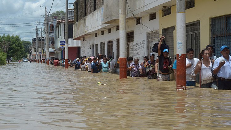 Una imagen satelital muestra el nivel catastrófico de las inundaciones en el norte del Perú