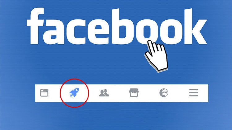¿Qué significa el misterioso botón con un cohete de Facebook?