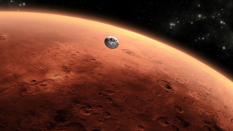 FOTO: La NASA revela imágenes de un extraño cráter marciano