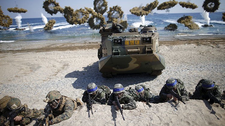 EE.UU. y Corea del Sur se preparan para unos ejercicios de artillería conjuntos a gran escala
