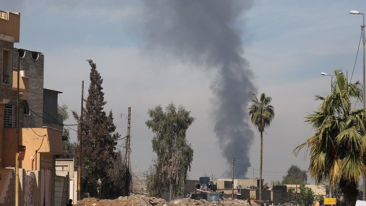 El Estado Islámico derriba un helicóptero militar iraquí en Mosul