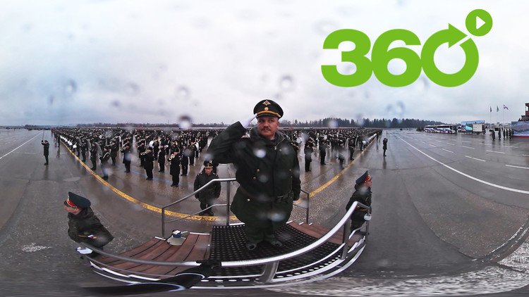 Día de la Victoria: Ensayo del espectacular desfile en 360º