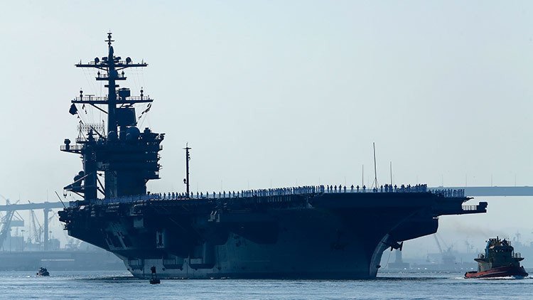 Revelan por qué el portaaviones de EE.UU. se desplaza hacia la Península de Corea 