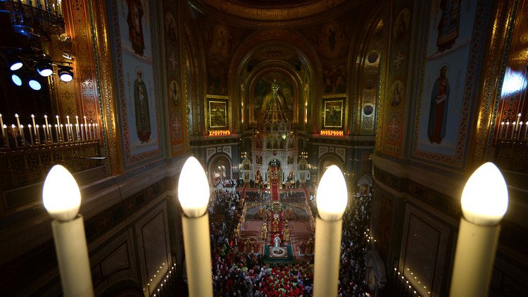 VIDEO: Rusia celebra la Pascua, la mayor fiesta ortodoxa