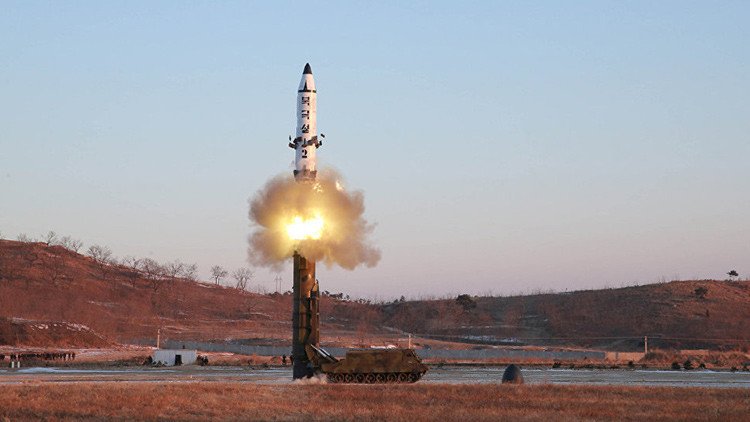 Washington sobre la prueba de Corea del Norte: "Probablemente fue un misil de medio alcance"