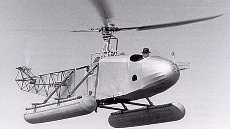 75 años del VS-300 de Ígor Sikorski, el primer helicóptero anfibio en vuelo (video)