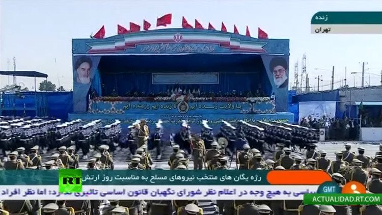 VIDEO: Irán celebra el Día del Ejército con un desfile militar